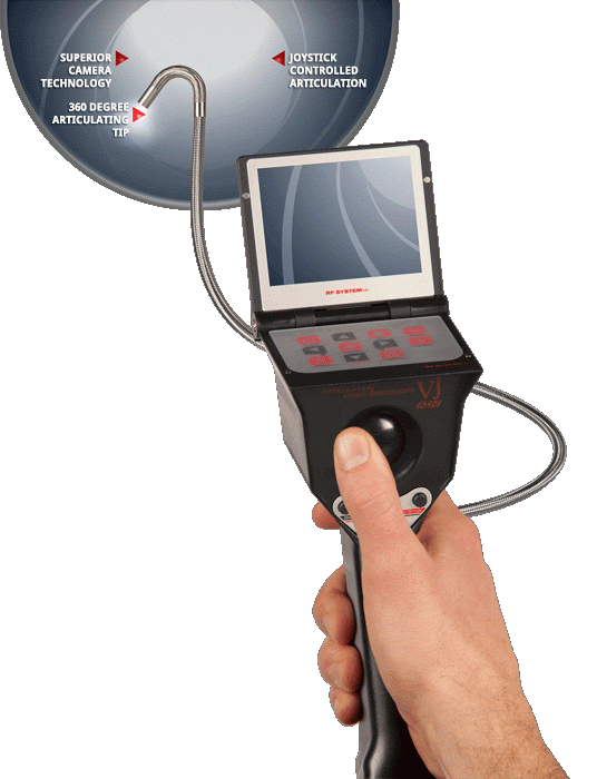 RF System Lab VJAdvance Articulating Video Borescopes for Industry